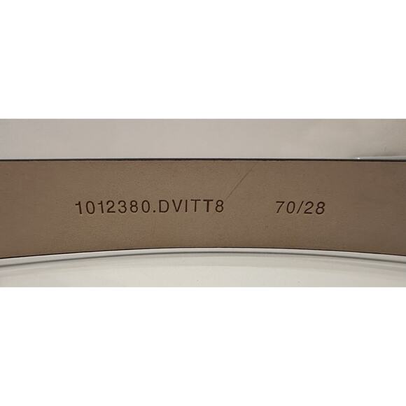 Versace Virtus Nude Calf Leather Belt 70 (28) Italy 1012380 NWT main image 4